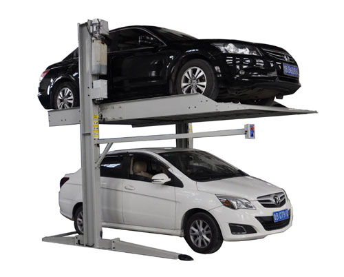 2 level stacking parking system
